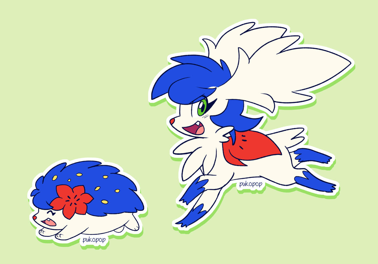 Actually another form of my pokesona; Rush. (adult male)